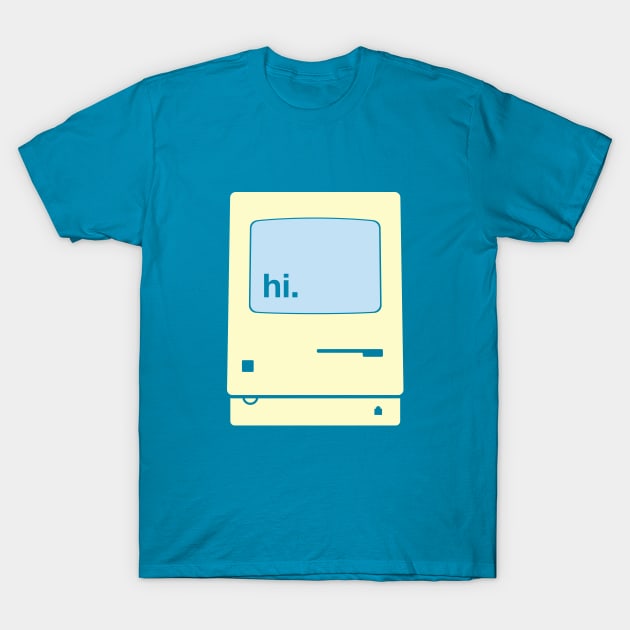 Vintage Computer Saying hi T-Shirt by terrybain